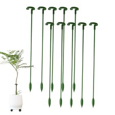 10PCS Orchid Plant Stakes Plant Support Sticks with Clips for Outdoor Peony