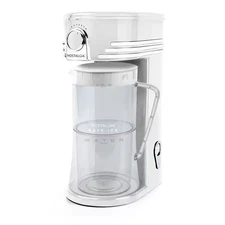 Cafe' Ice 12-Cup White Iced Coffee and Tea Brewing System with Plastic Pitcher