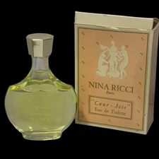 Vtg NINA RICCI Paris COEUR-JOIE Eau De Toilette Splash Perfume 1.7 Oz NOS Full