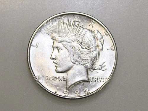 1922-D $1 PEACE SILVER ONE DOLLAR BU