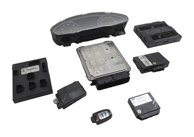 2011-2012 AUDI A8 (D4 4H) 4.2L (CDRA) ECM BCM CLUSTER KESSY GATEWAY KEY SET