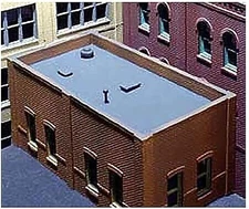 Woodland DPM Roof & Trim Kit - HO Scale Model Railroad Building Accessory