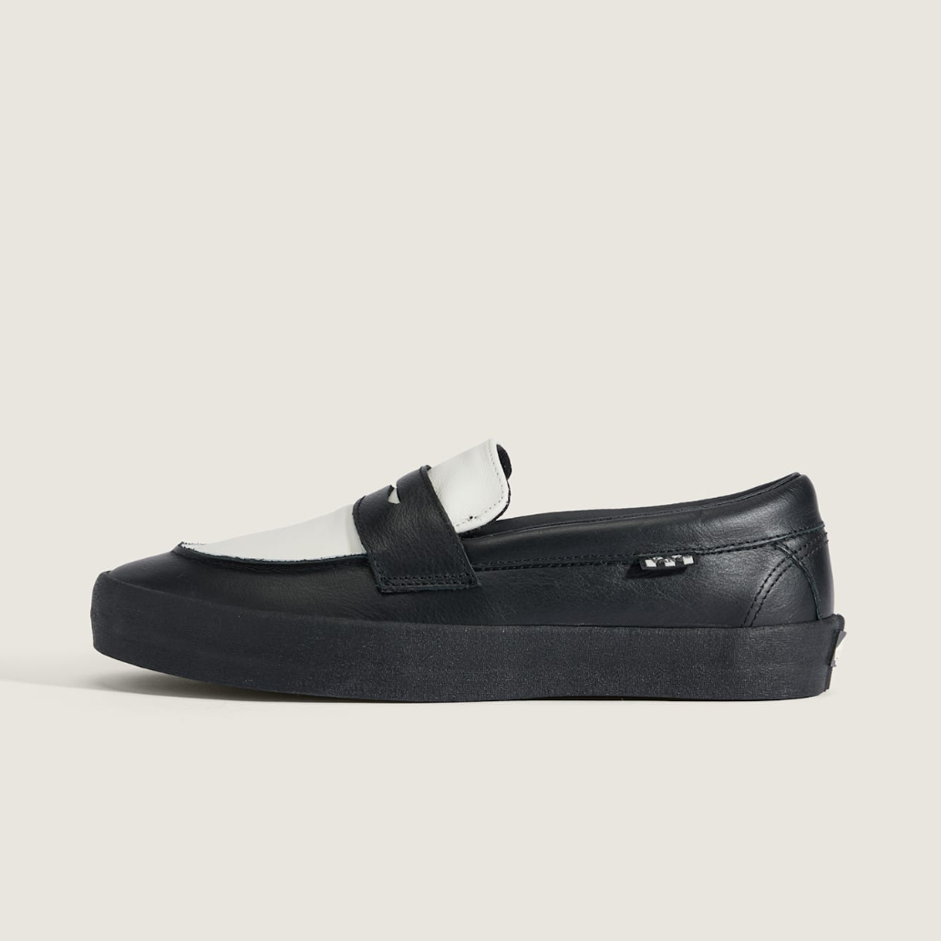 Vans Skate Loafer 100% Leather Black White PopCush SickStick VN000VA6Y28