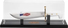 Case xx Bowie Knife Magnetic Display Stand- Walnut Wood & Clear Acrylic - 70635