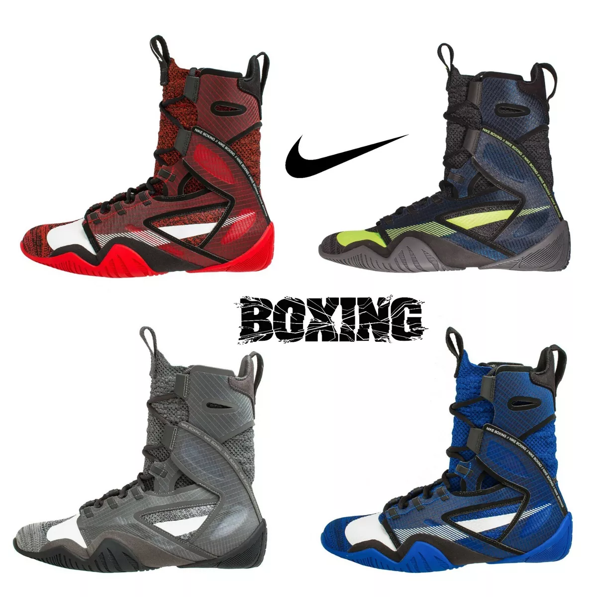 básico pulgar Retirado Nike HyperKO 2 Boxing Shoes Boxing Boots | eBay