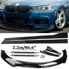 Front Bumper Lip Spoiler Side Skirts Rear For BMW F10/F11 520i 528i 535i 550i