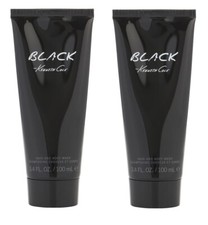  PACK OF 2  BLACK by Kenneth Cole for MEN 3.4 oz 100 ml HAIR and BODY WASH New