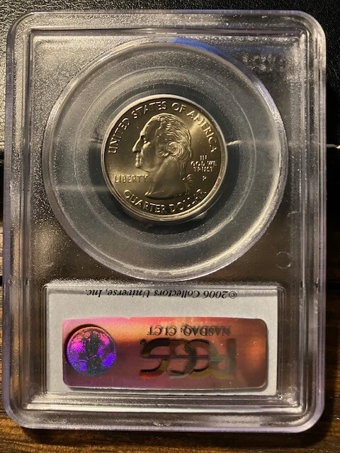 2006 P COLORADO STATE QUARTER PCGS MS67 SATIN FINISH - Image 2 of 2