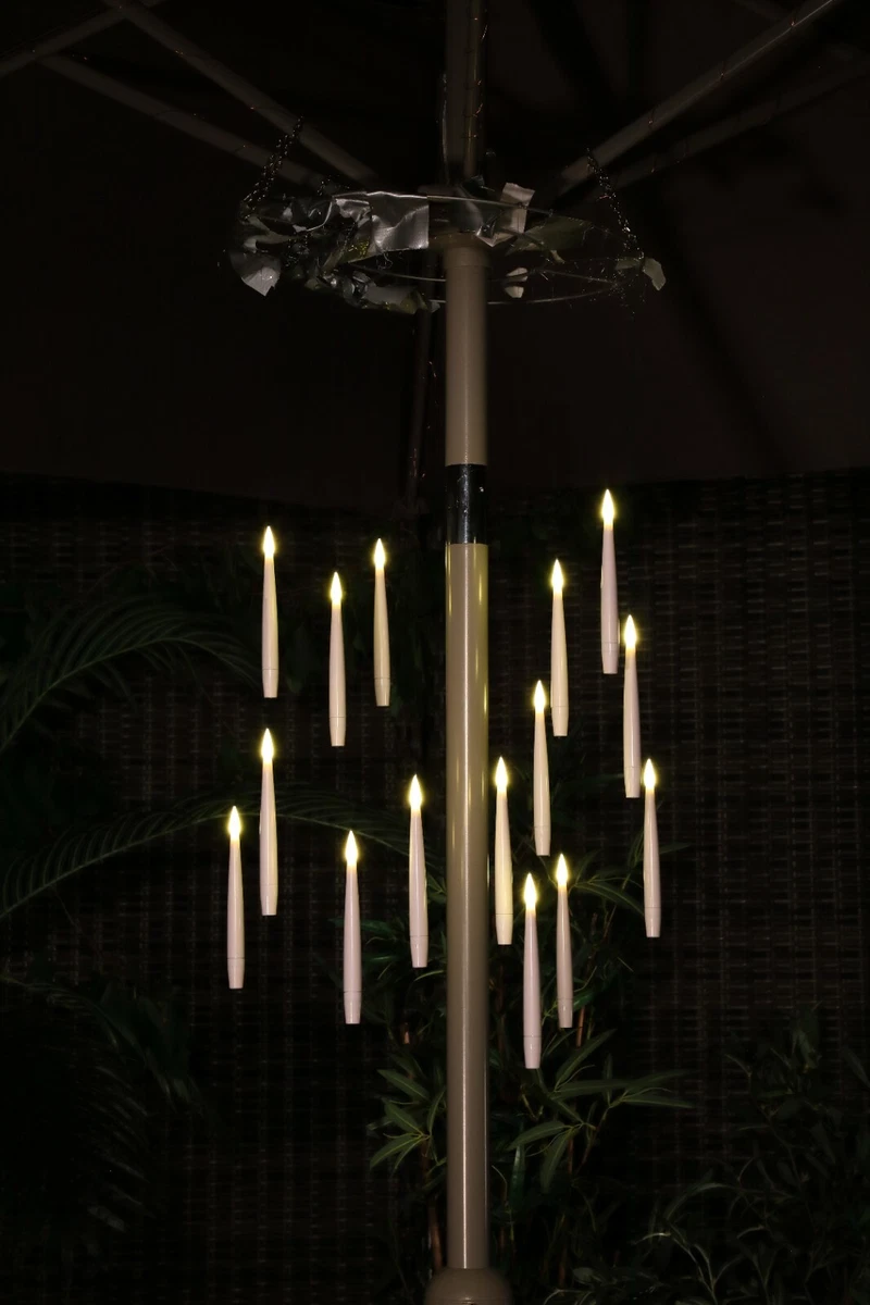 Noma Magic Candle Chandelier Battery Operated Indoor Outdoor