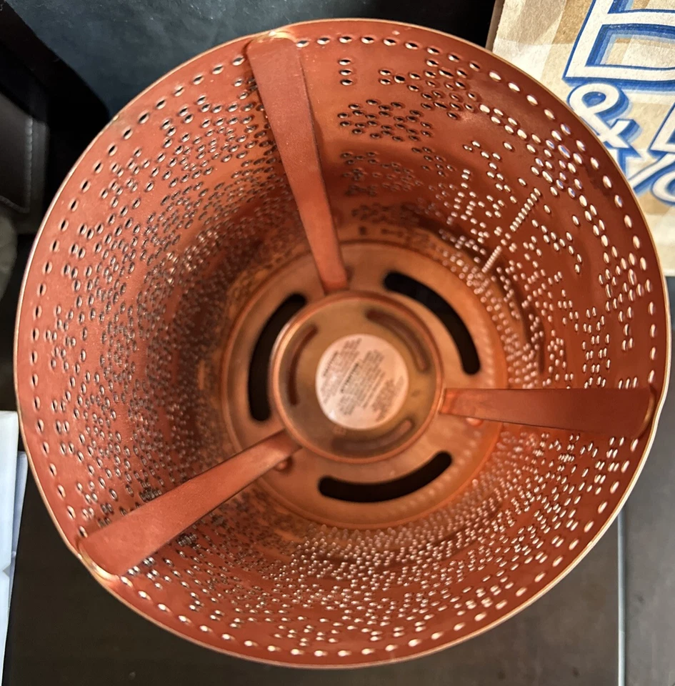 КОРПУС ВАННЫ РАБОТАЕТ МЕДНЫЙ УРАГАН МЕТАЛЛИЧЕСКИЙ МАЛЕНЬКИЙ ПОДСВЕЧНИК РУКАВ СВЕТИЛЬНИК НОВЫЙ - Изображение 3 из 4