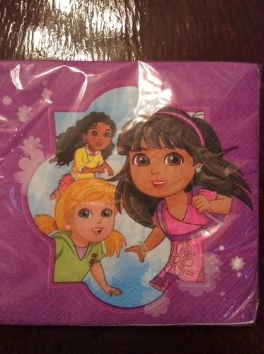 Dora and Friends Party Supplies Lunch Napkins 16ct. - Picture 2 of 2