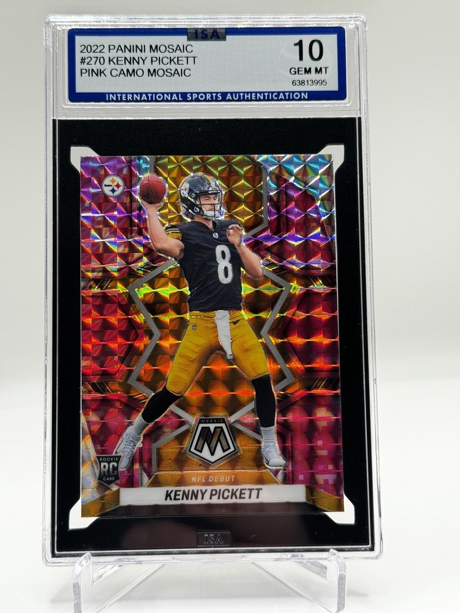 2022 Panini Mosaic - NFL Debut Kenny Pickett #270 Camo Pink
