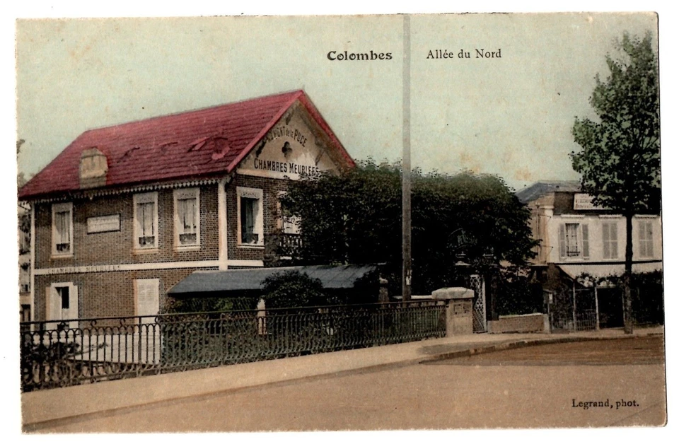 CPA 92 - COLOMBES (Hauts de Seine) - Allée du Nord (Pont de la Puce) - Legrand, - Photo 1/1