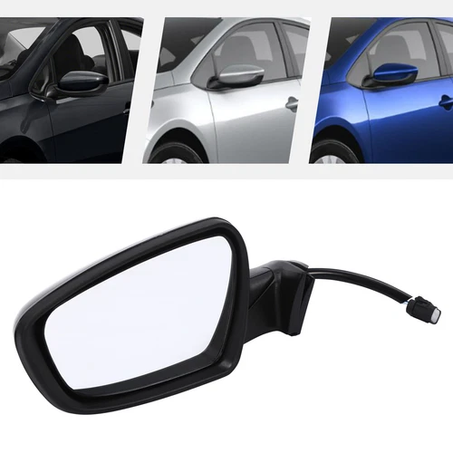 Manual Folding Mirror w/Heat Driver Side Powered Mirror for 2017-18 Kia Forte