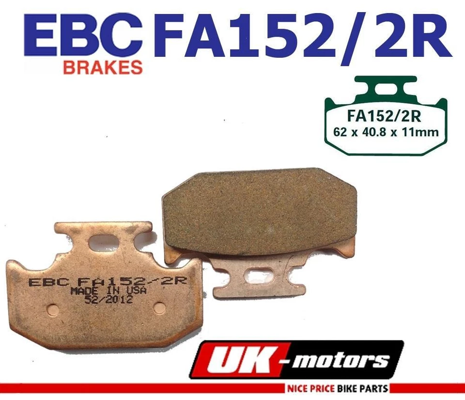 EBC Offroad Kit de Freins Arrière Gauche pour Yamaha DT200WR DT230 TT250R Rl RM - Photo 3/3