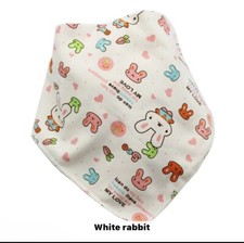 Baby Saliva Towel, Toddler Drool Bandana, Cotton 2 Layer Triangular Scarf