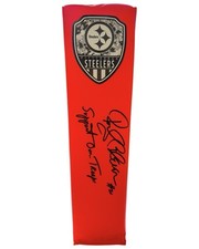 Pittsburgh Steelers ROCKY BLEIER Signed Autographed Salute to Service Pylon JSA