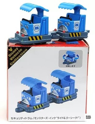 Security Tram Blue x Gray Monsters, Inc. Ride & Go Seek! Tomica Disney V Minicar
