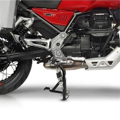 Set Béquille Centrale en Acier Noir 2s001322 pour MOTO GUZZI v85 Tt - Photo 1/4