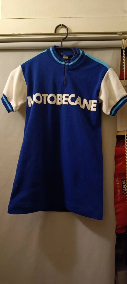 Maillot Cycliste Vintage Original Motobécane – Marque Santini, Occasion