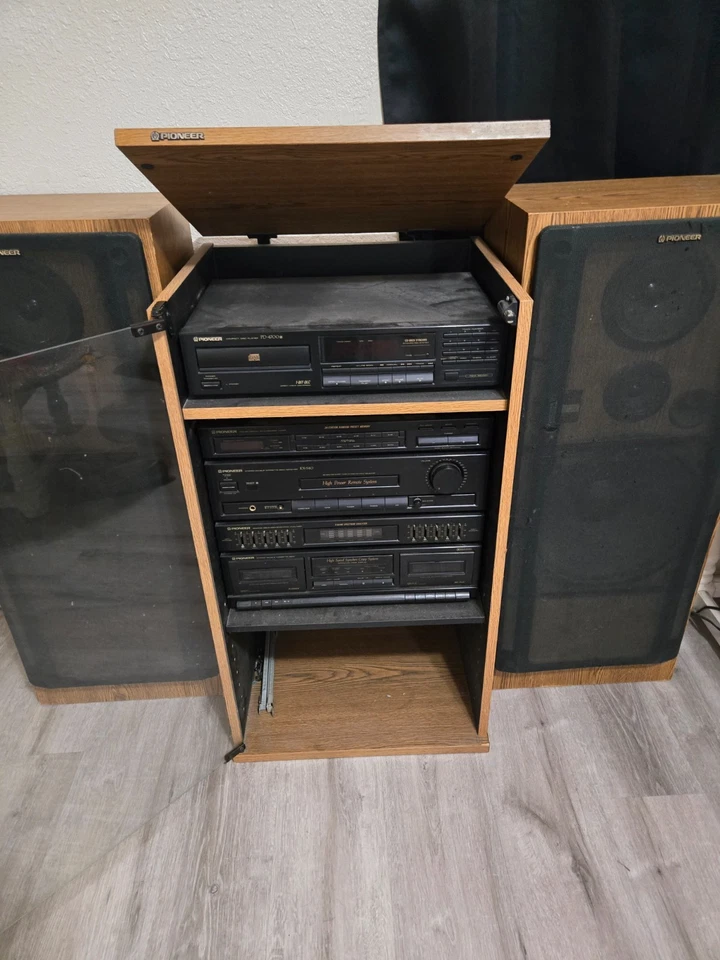 Pioneer home stereo incl. 6-disc CD changer, spectrum analyzer, Dolby ProLogic s - Image 4 of 4