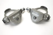 MAVIC LOOK SINGLE SIDE CLIPLESS PLATFORM GRAY ROAD BICYCLE PEDALS 9/16 X 20 TPI