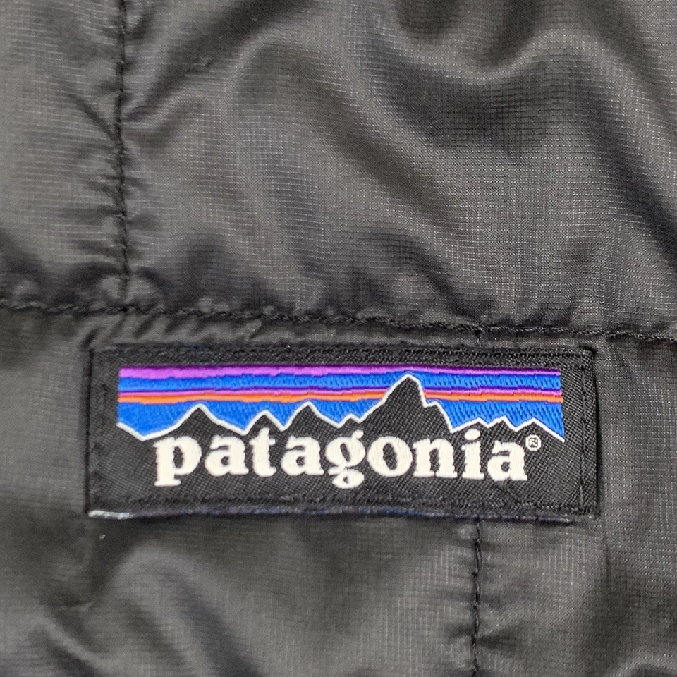 Patagonia Vest Mens XL Black Nano Puff Quilted Full Zip Lightweight Zip Pockets - Image 3 of 4