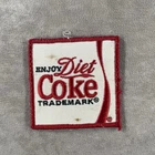 Vintage Diet Coke Embroidered Patch Tote Hat Decor 90s 80s VTG