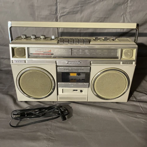 VTG Panasonic RX-5030 AM/FM Stereo Cassette BoomBox Radio CLEANED TESTED WORKS