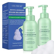 Organic Rosemary Hair Growth Shampoo w/biotin for Women and Men Natural Thicken