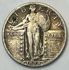 1928-D Standing Liberty Silver Quarter