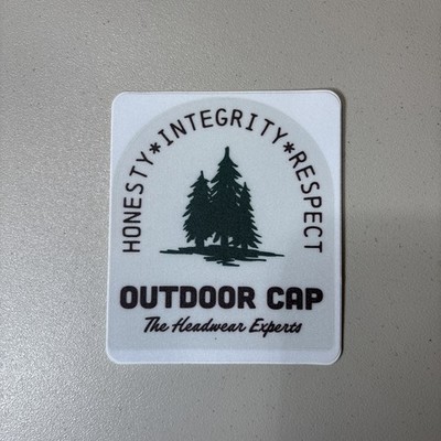 Outdoor Cap Decal Sticker The Head Wear Experts Hunting Fishing Camping Outdoors