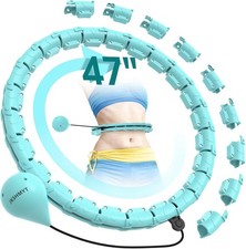 Infinity Hoop Fit Plus Size 47", Weighted Hula Hoops for Adults Weight Loss