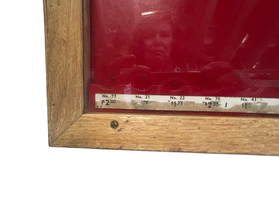 Vitrina de cuchillos de encimera vintage años 50 Camillus "Tiene el borde" Foto 4 de 4