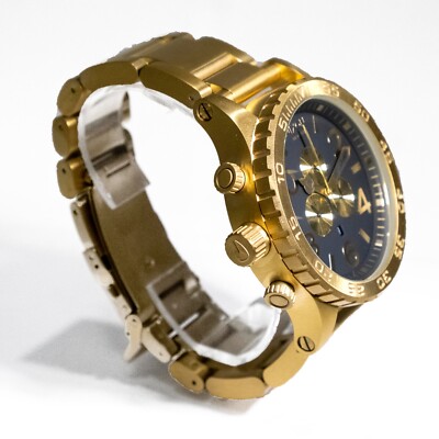 Mens A083 510-00 Gold Black-Dial Nixon 51-30 Watch | eBay