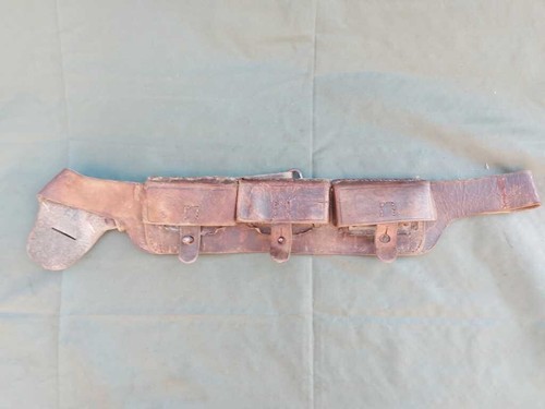 Bandoliera Italiana Regio Esercito REI 3 tasche ww1 ww2 Beretta Bodeo (AA sp.s. - Foto 2 di 23