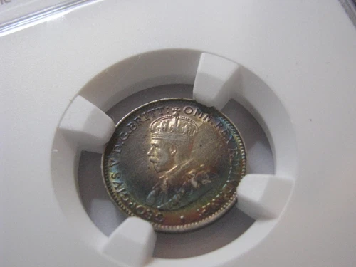 1928 Threepence Silver Australia Choice Uncirculated Coin NGC MS63 KGV Certified
