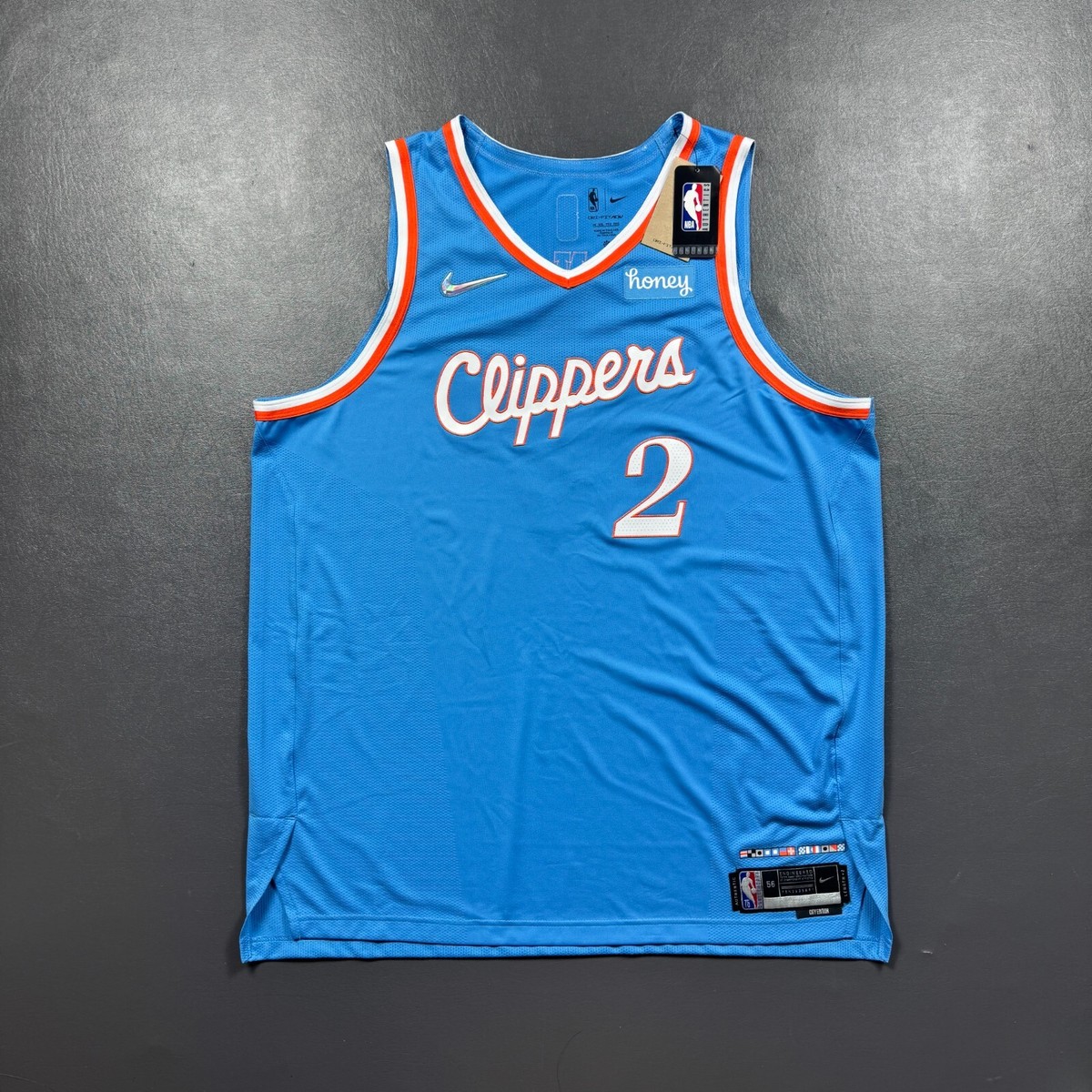 100% Authentic Kawhi Leonard Nike Los Angeles Clippers City Jersey