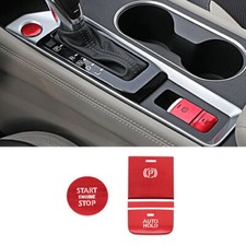 4pcs Red Gear Accessories function button trim frame For Nissan Altima 2019 2020