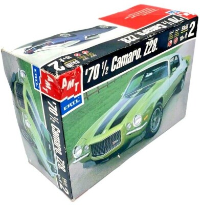 RARE AMT ERTL 70 1/2 Chevrolet Camaro Model Car Kit Z28 + 3