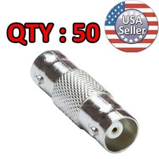 50 pcs BNC Female to BNC Female Coupler Cable extension Connector Adapter extend