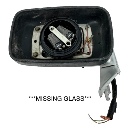 1978 - 1989 Porsche 911 964 930 928 944 Left Driver Flag Mirror Housing Silver