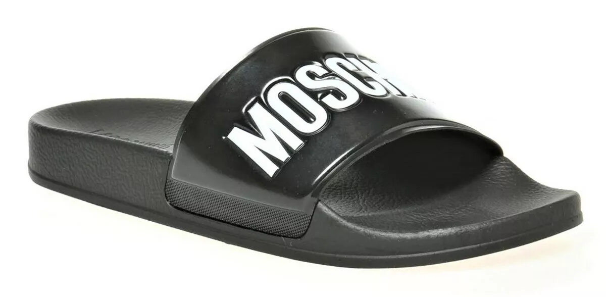 Moschino sliders mens sales