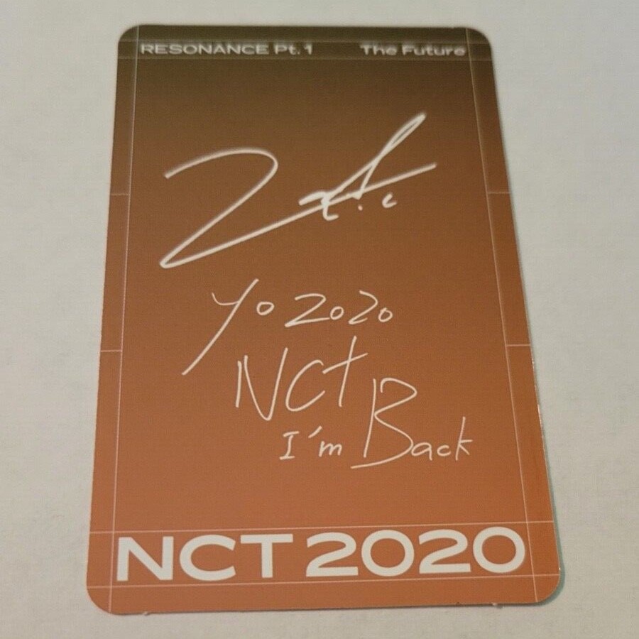 NCT127 直筆サイン「Resonance Pt.1」The Past ver NCT - NCT - The 2nd Album RESONANCE Pt. 1[The Past Ver