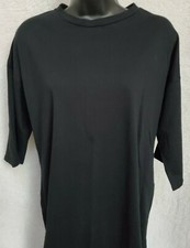 Pretty Little Thing Womens Shirt Dress Size 4 Black NEW