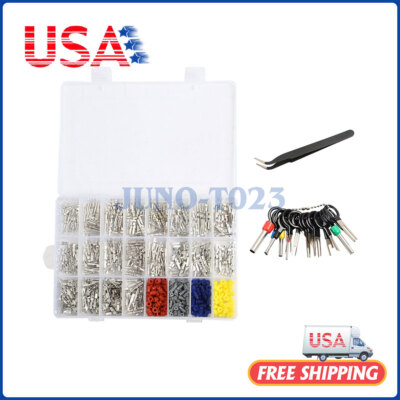 739Pcs Automotive Electrical Connector Pins Kit Terminal Removal Tool Wire Seals