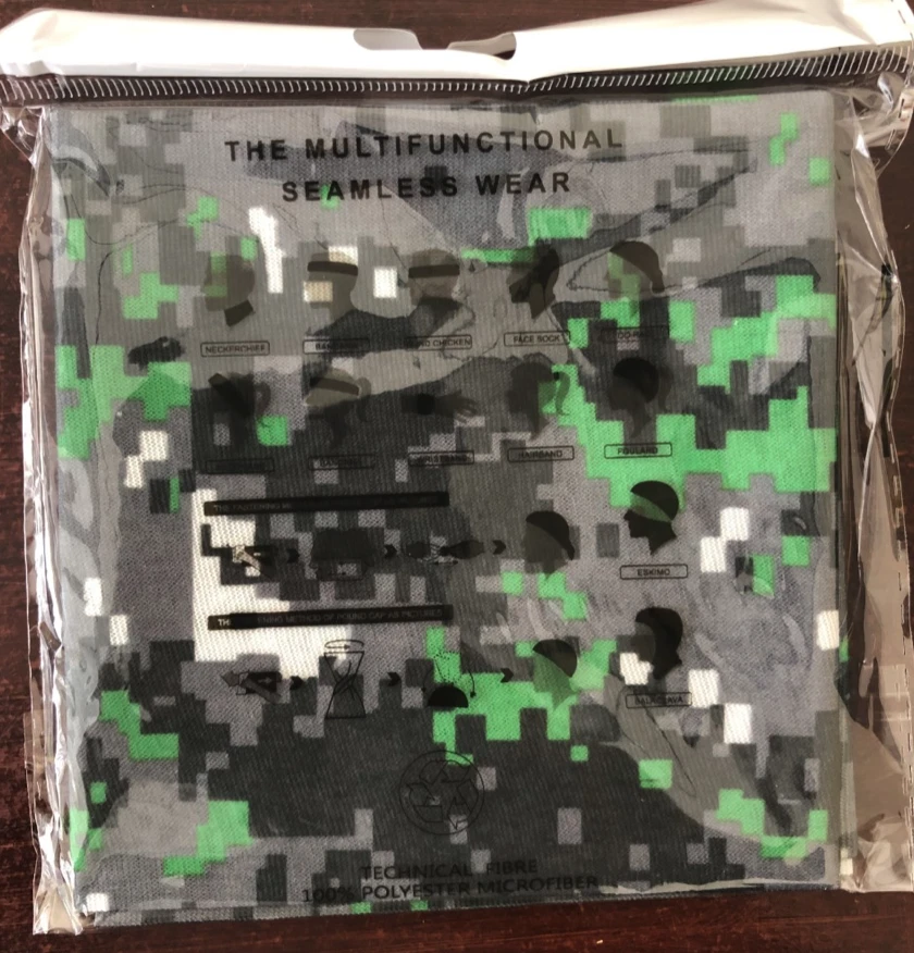 Máscara facial polaina cuello alternativa 18 estilos camuflaje digital (paquete de 10) Foto 2 de 4