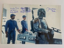 TRIO Jeremy, Alan, Quentin In Person Signed Autograph 30x45cm STAR WARS