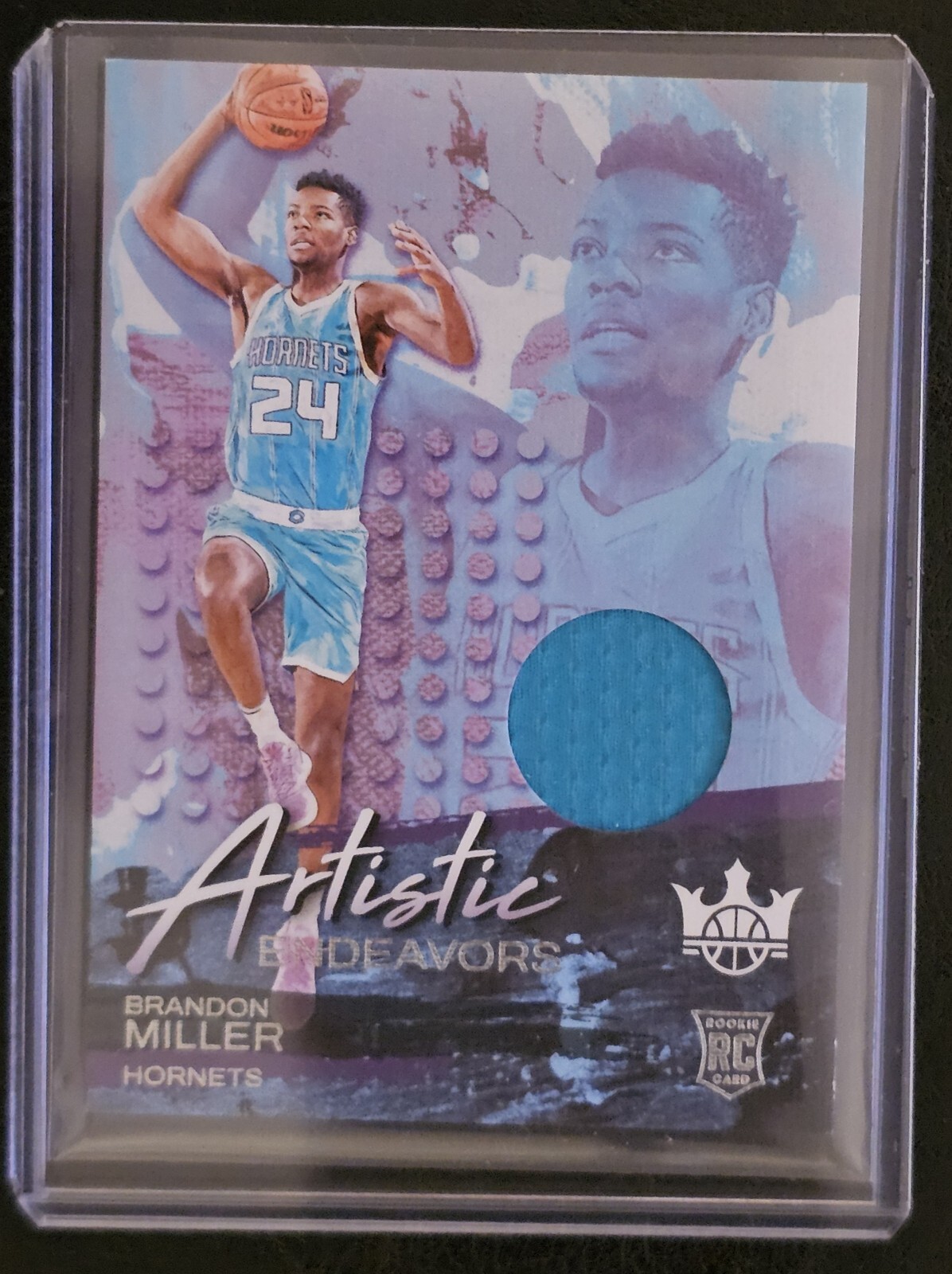 BRANDON MILLER 2023-24 Court Kings ARTISTIC ENDEAVORS JERSEYS #13 Hornets RC