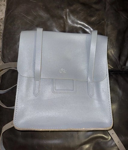The Cambridge Satchel Company, Satchel Bar Closure In Dusty Blue Rrp £210